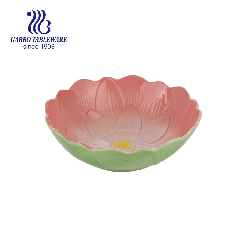 Porcelain lotus bowl