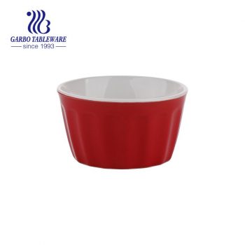 290ml stoneware bowl with color glazed and cylinder shape for wholesale