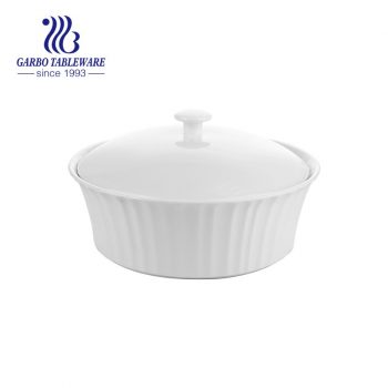 Cuenco de cerámica para la cena, juego de cuencos de porcelana para cocinar con tapa, vajilla de almacenamiento de cocina, utensilios de cocina grandes de 2100 ml