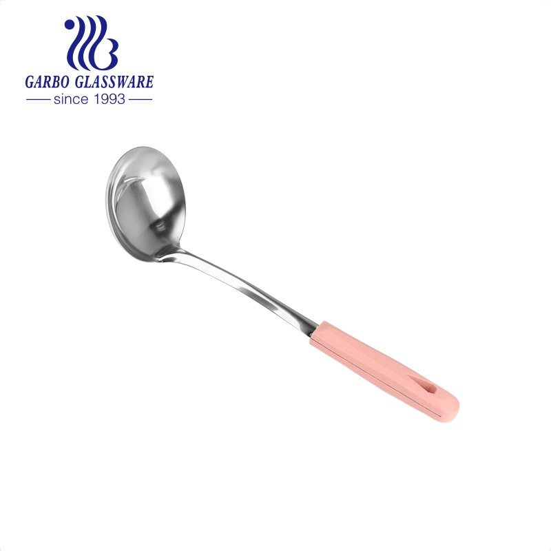 Melhor preço conjunto de utensílios de cozinha de fábrica yanjiang 201 ss utensílios de cozinha de alta qualidade com tampa de cores personalizadas pp