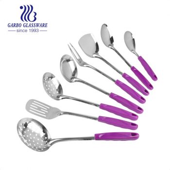 Big discount Kitchen Utensils Set Cooking Utensils Set with Heat Resistant BPA-Free  Stainless Steel With Colorful PP Handle
