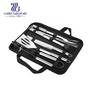 Grillers Grill Set BBQ Accessories – BBQ Tool Set 9pcs Grill Accessories with Spatula, Fork, Brush & BBQ Tongs Stainless Steel Grill Tools