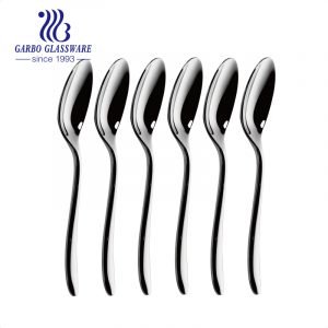 6pcs set silverware 304(18/10) stainless steel cutlery wholesale dinner spoon for restaurant
