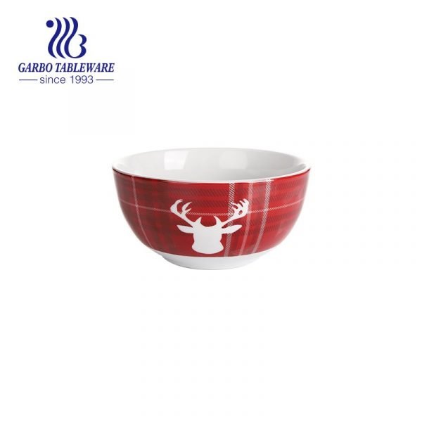 bowl with christmas design