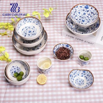 Strong plastic melamine stackable bowls multifunctional bowls great for outdoor events