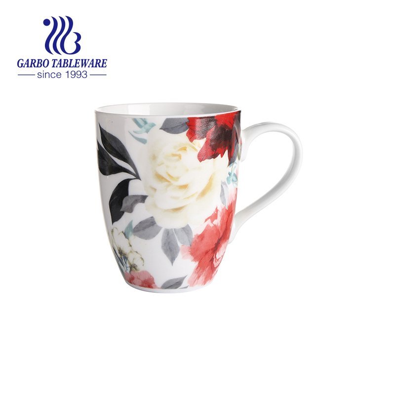 Double side color glaze black ceramic water mug red inside stoneware drinking mugs set custom print drink ware.
