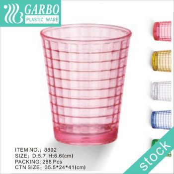 Atacado copo de vidro rosa 100ml/3.5oz pc para beber restaurante pub