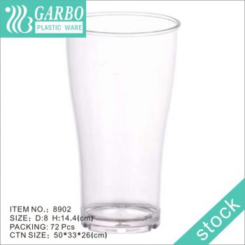 Promotion prix usine grand 450 ml bière buvant une tasse en polycarbonate