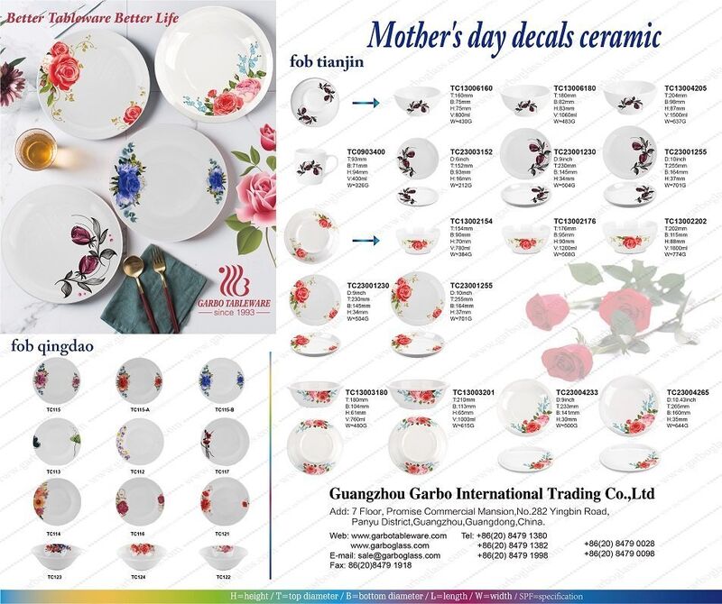 Garbo promotion for hot selling ceramic dinnerware in March