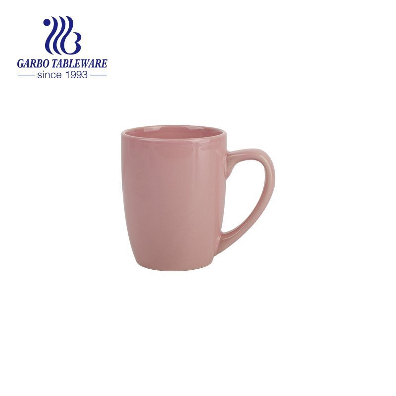 450ml green ceramic mug for drinking coffee and milk at home