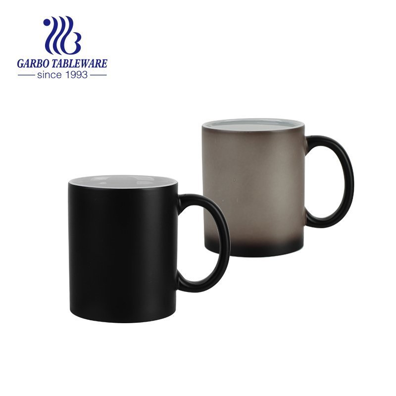 450ml green ceramic mug for drinking coffee and milk at home