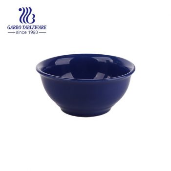 Pure blue bowl 520ml for eating rice at home for wholesale