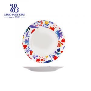 Factory decorative vivid custom design 8inch porcelain dessert dish