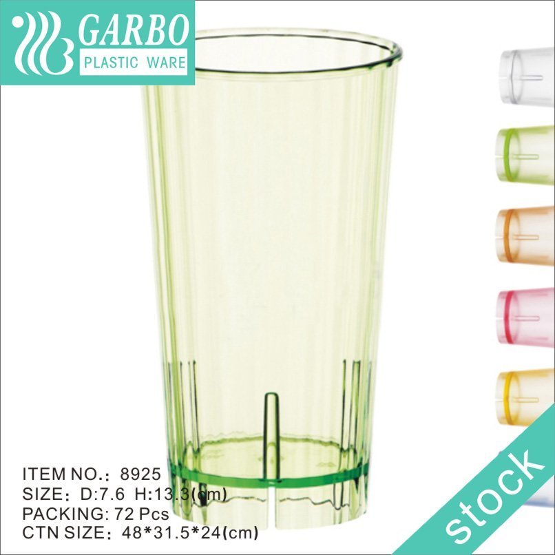 Promotion Clear Drinkware Dishwasher Safe Plastic Cup 300ml