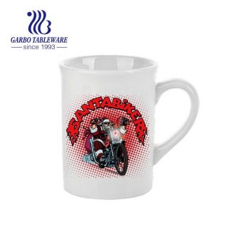 Marvel print design cool ceramic mug water drinking creative stoneware cup with big handle white porcelain drinks mugs set