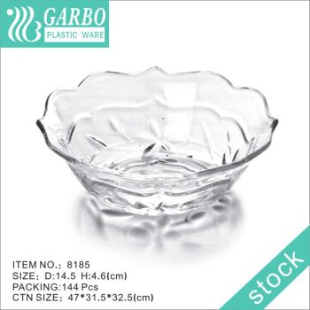 Home kitchen strong plastic small serving bowls for daily use