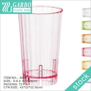 home daily drinking 8oz water juice cup polycarbonate pink