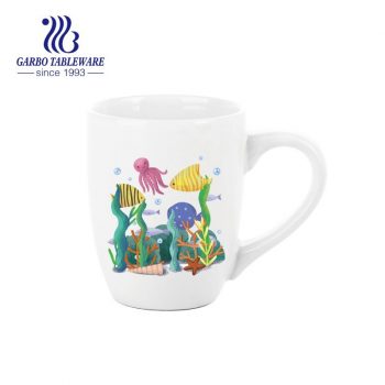 Keramik-Kaffeetassen der Ocean-Serie, 210 ml, Morgentee-Tasse mit Griffen, Steinzeug-Tassen