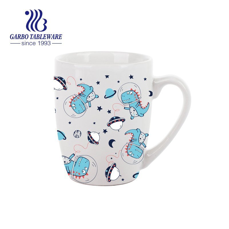 Marvel print design cool ceramic mug water drinking creative stoneware cup with big handle white porcelain drinks mugs set