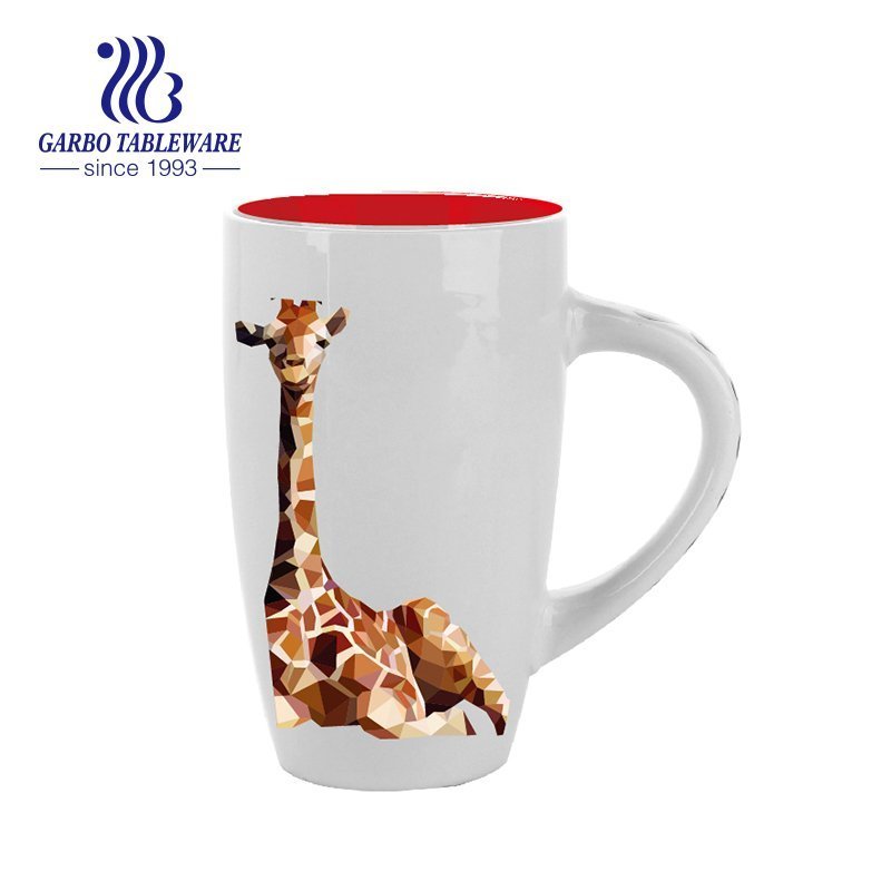 210ml ceramic mug with bee decal for drinking coffee and milk for sale