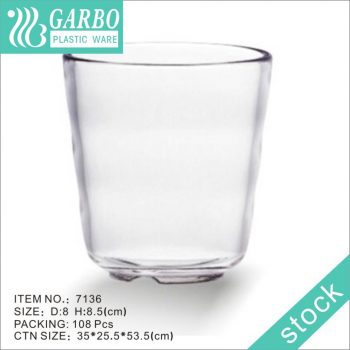 Wholesale transparent unbreakable whiskey cup polycarbonate