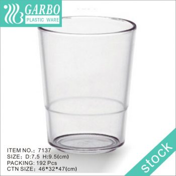 Fancy tumbler glasses plastic polycarbonate unbreakable drinking cup 12oz