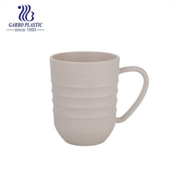 Promotion cheap wheat straw water drinking mug with handle