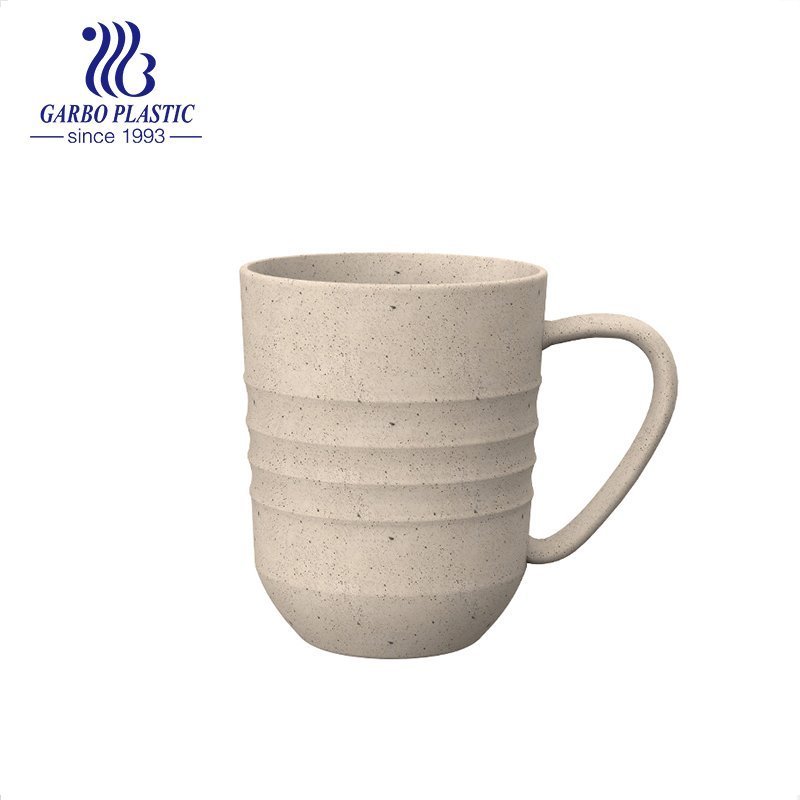 Promotion unbreakable 11oz wheat straw coffee mug for office