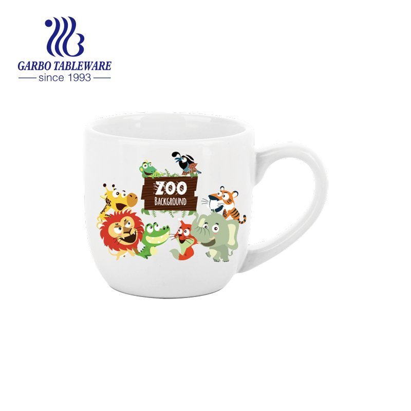 Wholesale factory custom Christmas design gift 400cc large handle sublimated ceramic coffee mug