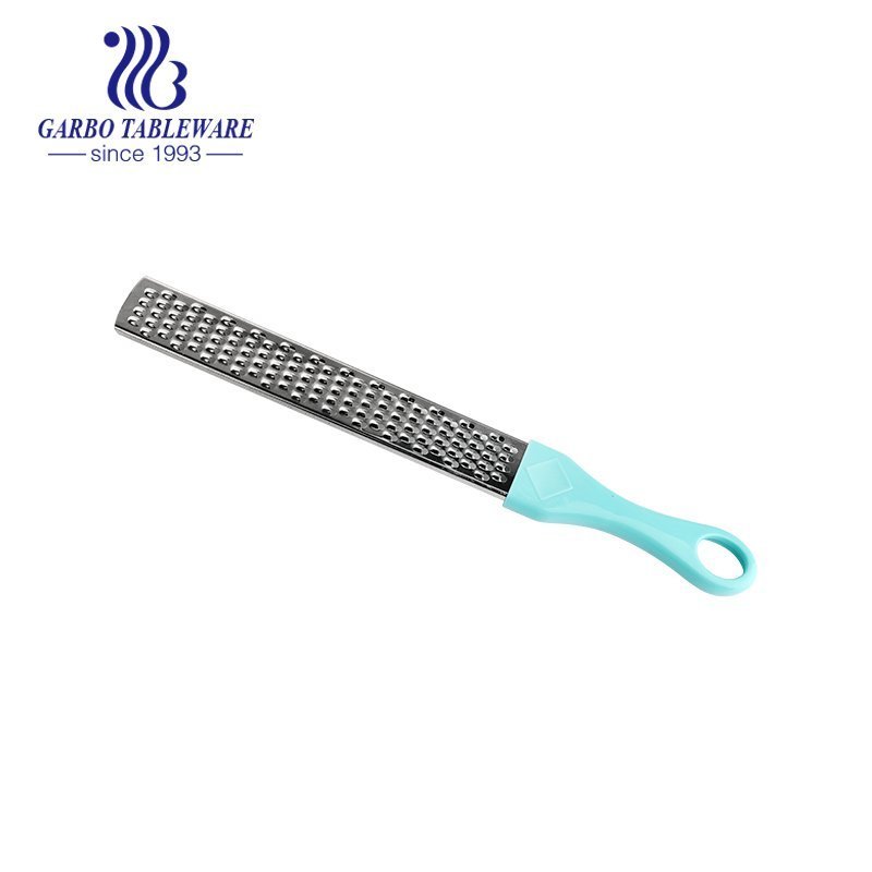 Cheese Grater Wholesale Cheap Baked Chocolate Grater Plastic Handle 410 Stainless Steel Lemon Peel Scraper