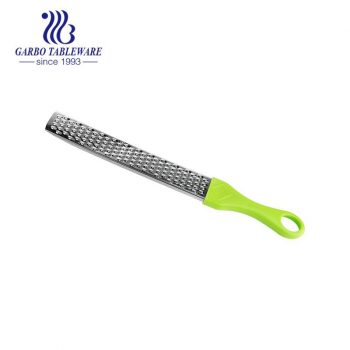 Cheese Grater Wholesale Cheap Baked Chocolate Grater Plastic Handle 410 Stainless Steel Lemon Peel Scraper