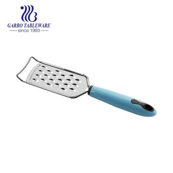 Factory Cheap High Quality 410 Stainless Steel Multipurpose Grater Peeler Tool With Customzied Colored Plastic Hand