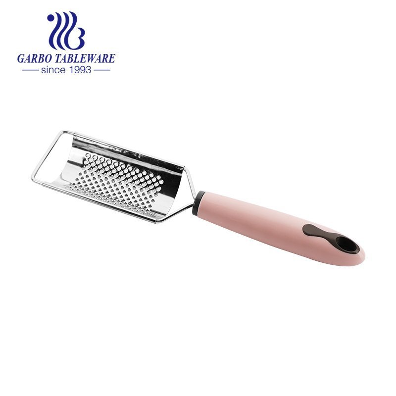 Factory Cheap High Quality 410 Stainless Steel Multipurpose Grater Peeler Tool With Customzied Colored Plastic Hand