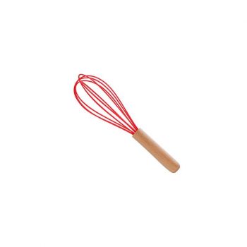 best price heat resistant hot sales kitchen utensil set red color nylon egg whisk