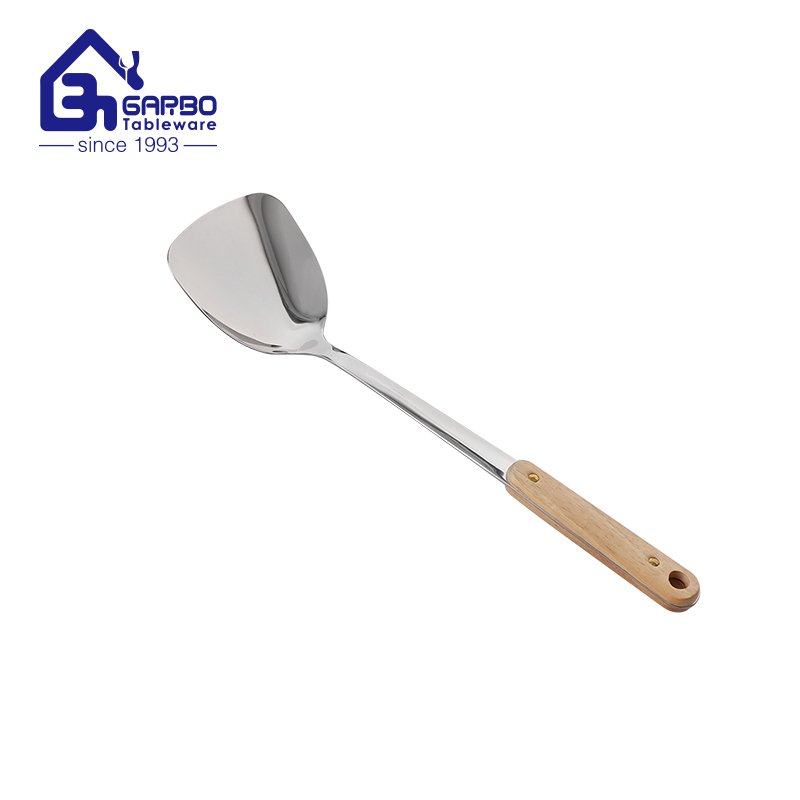 High Quality high quality 201 Stainless Steel Ladle Kitchen Ladle Cooking Spoon With Wood Handle