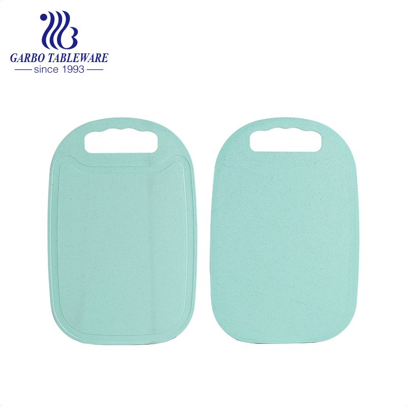 China fresh colored organic Wheat Straw Cutting Kitchen Chopping Board