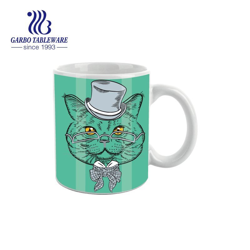 Daily use Hello Autumn Animal Zoo Ceramic Tea Mug 12.3oz porcelain mugs Microwave Safe for Holiday Coffee Tea Cocoa Cereal
