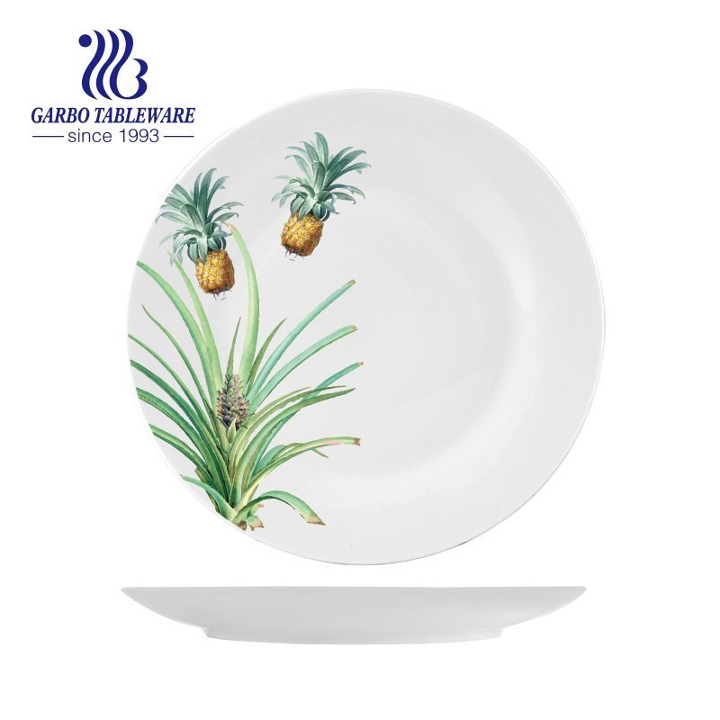 Zoo Series giraffe 10.6 inches ceramic dinner plate daily use ceramic dish home hotel serving dish round flat plates