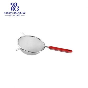 Factory direct supply of high-quality 201 stainless steel fishing fence soy milk filter spoon small size colander for hotel home usage