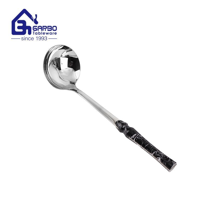 High quality Set of 6pcs  201 Stainless Steel Heavy Duty Turner/Spatula With Marble Designs