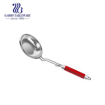Small Size 201 Stainless Steel Kitchen Colander With Customzied Plastic Handle