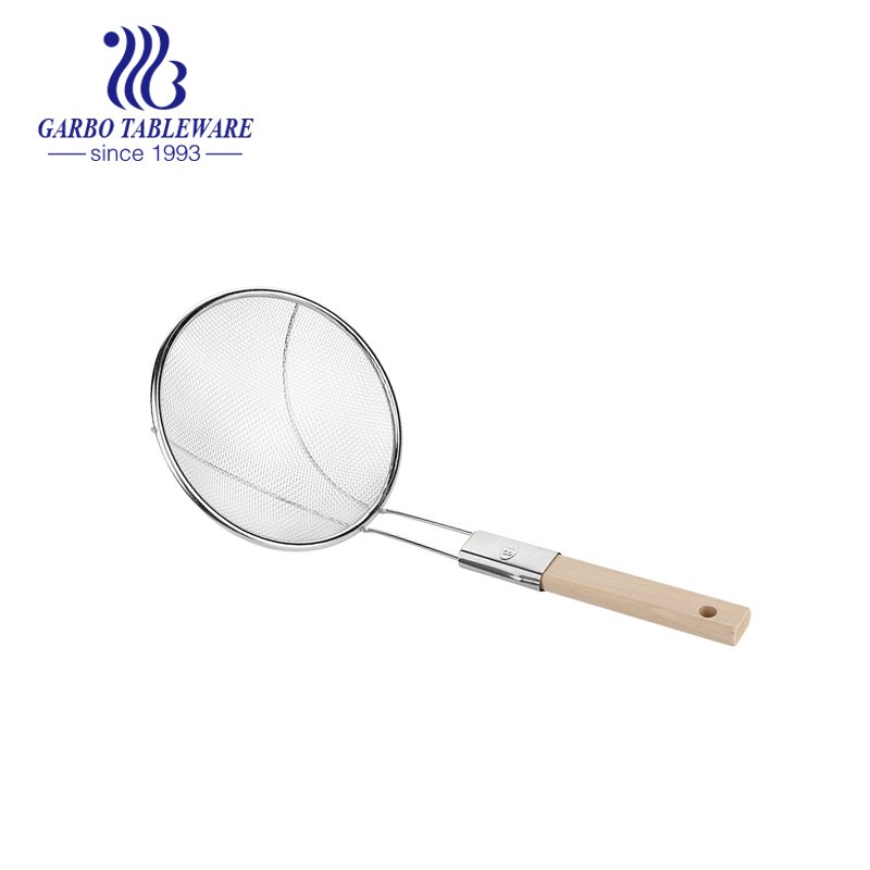 مخزون عالي الجودة بالجملة أواني المطبخ 201 مصفاة طبخ من الفولاذ المقاوم للصدأ