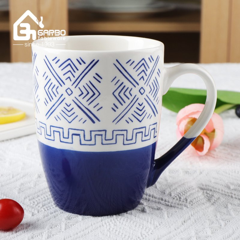 325ml cheap price new bone china porcelain mug made in Liling