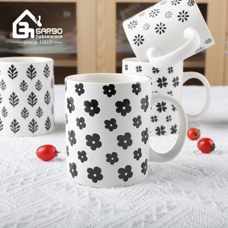 325ml new bone china mug with customized decal for sale