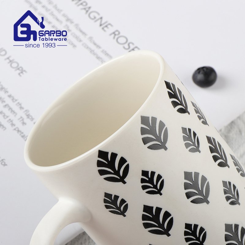 325ml new bone china mug with customized decal for sale