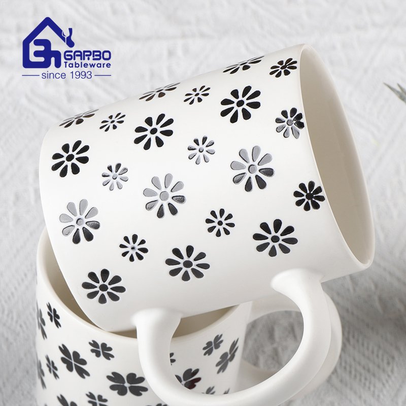 325ml new bone china mug with customized decal for sale