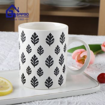 325ml new bone china mug with customized decal for sale