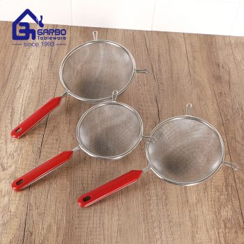 Small MOQ Superior Quality Kitchen Utensil Customized Logo Cooking Colander Set