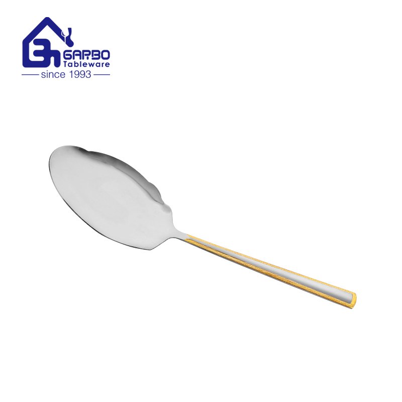 Meilleur matériel 201ss grande louche à soupe cuisine spatule tourneur outil de cuisson servant pour la soupe