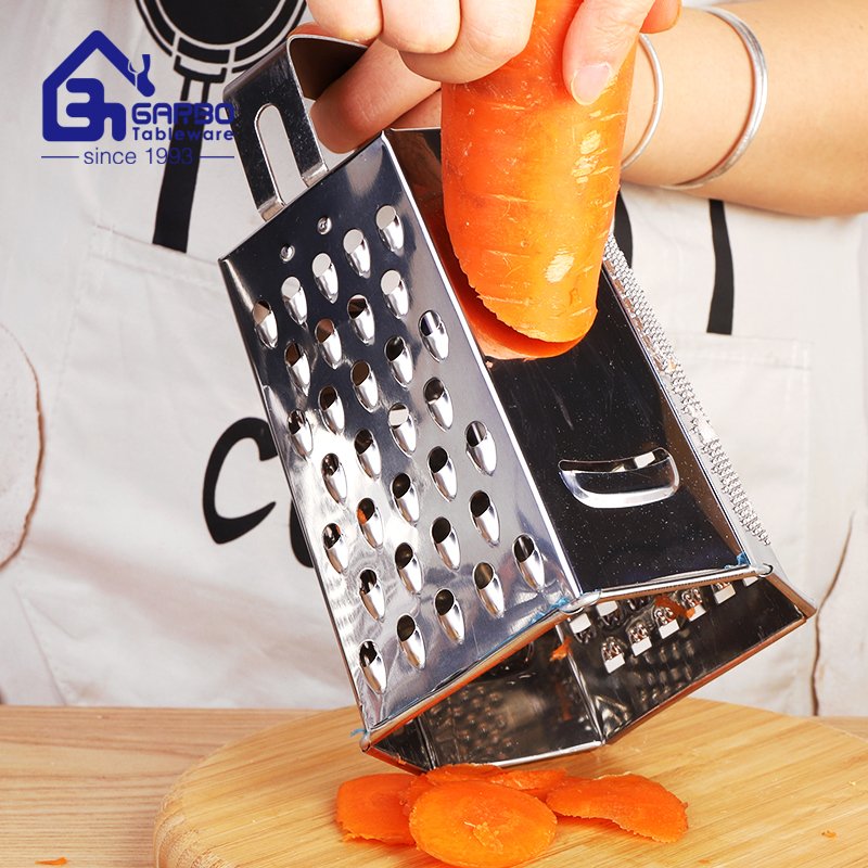 Superior Quality Professional 410 Stainless Steel Box Grater For Kitchen Cooking